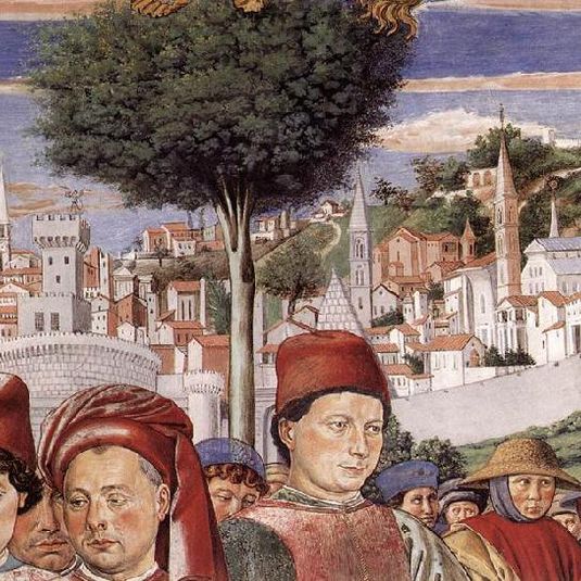 St. Augustine Departing for Milan (detail)