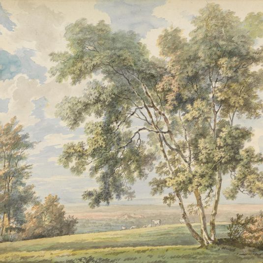 Landscape with Trees and Sheep (Park Landscape with Sheep)