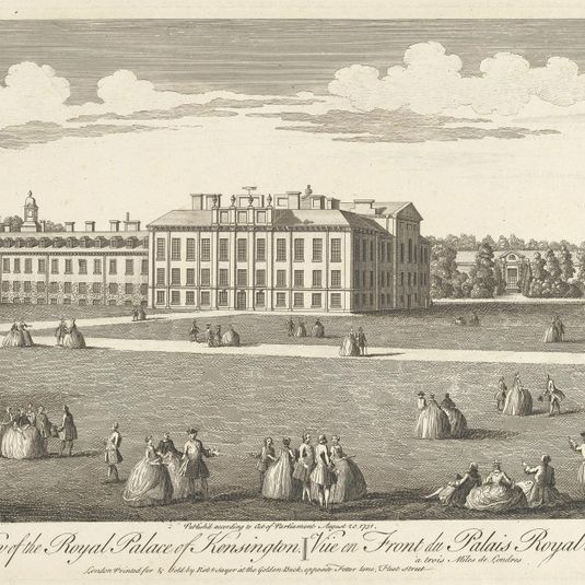 A Front View of the Royal Palace at Kensington
