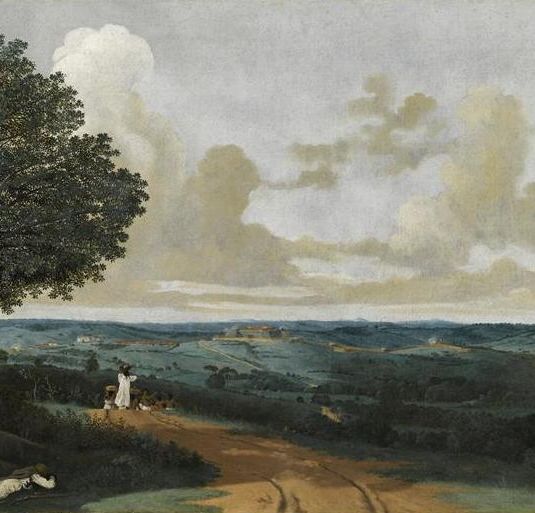 Landscape near Porto Calvo, with a Fig Tree in the Foreground