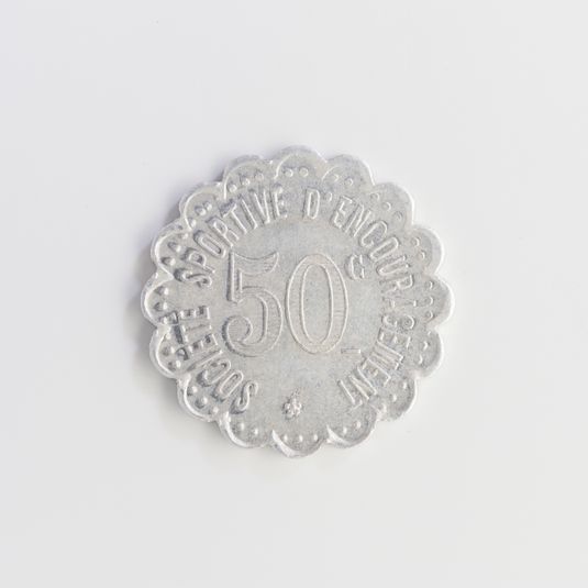 Bon pour 50 centimes, Société Sportive d'Encouragement, Paris, début du XXe siècle