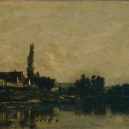 The village of Porthoe on the banks of the Seine
