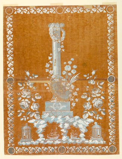Design for an Embroidery or Woven Fabric of the "Fabrique de St. Ruf"