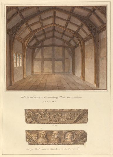 Interior of a Rom in Samlesbury Hall; Lancashire