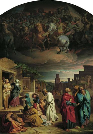 Vision der Einwohner Jerusalems vor der Eroberung der Stadt durch Antiochus IV. Epiphanes