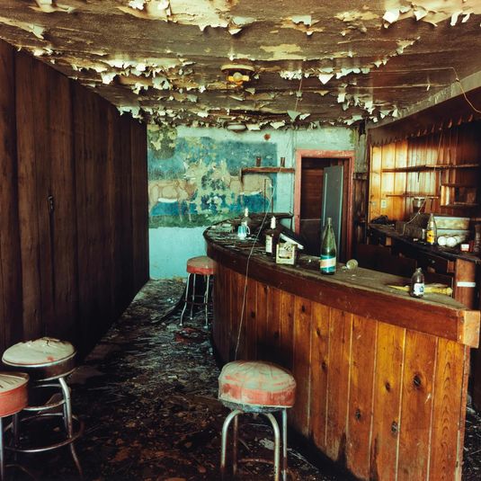 Bar in Gascoyne, western North Dakota, June 19, 1998