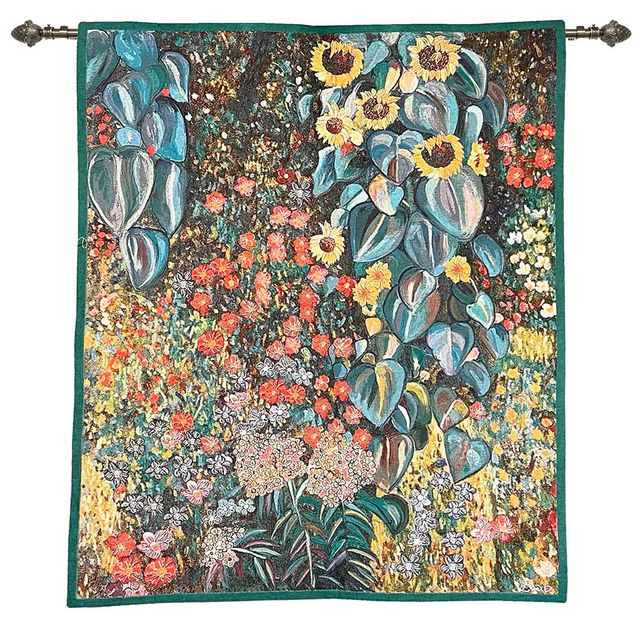 Gustav Klimt Country Garden - Wall Hanging 119cm x 140cm (70 rod) Signare Tapestry