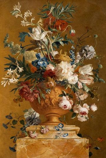 Still Life, Flowers in a Terracotta Urn