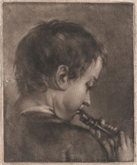 Boy Playing Flute