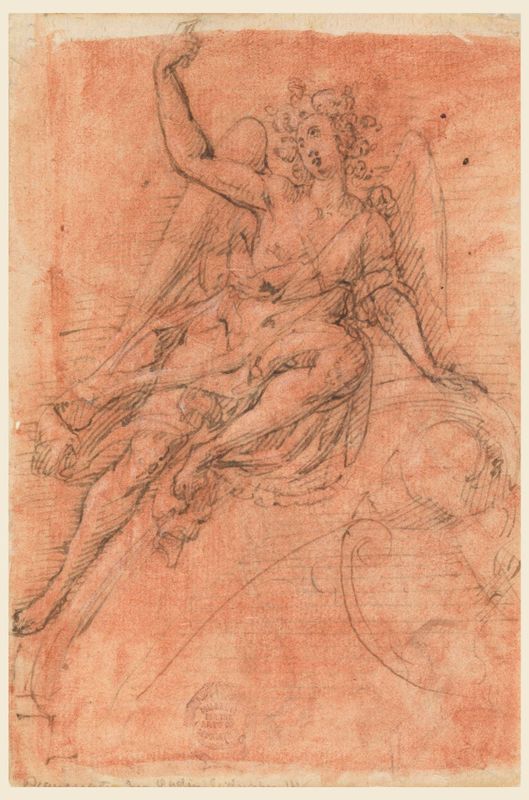 Angel Seated on a Volute