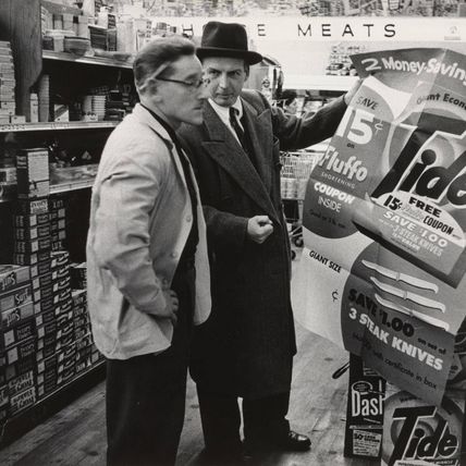 A Proctor and Gamble Salesman Visits a Food Store in New York City