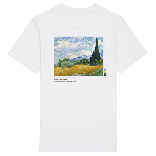 Wheat Field with Cypresses Unisex T-Shirt Smartify