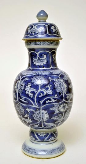 Vase and cover, c.1750