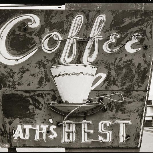 "Coffee At It's Best" Sign. US 11, Pittston, Pennsylvania