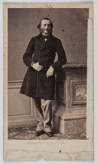 Portrait de Jacques Offenbach (1819-1880), compositeur d'opérettes.