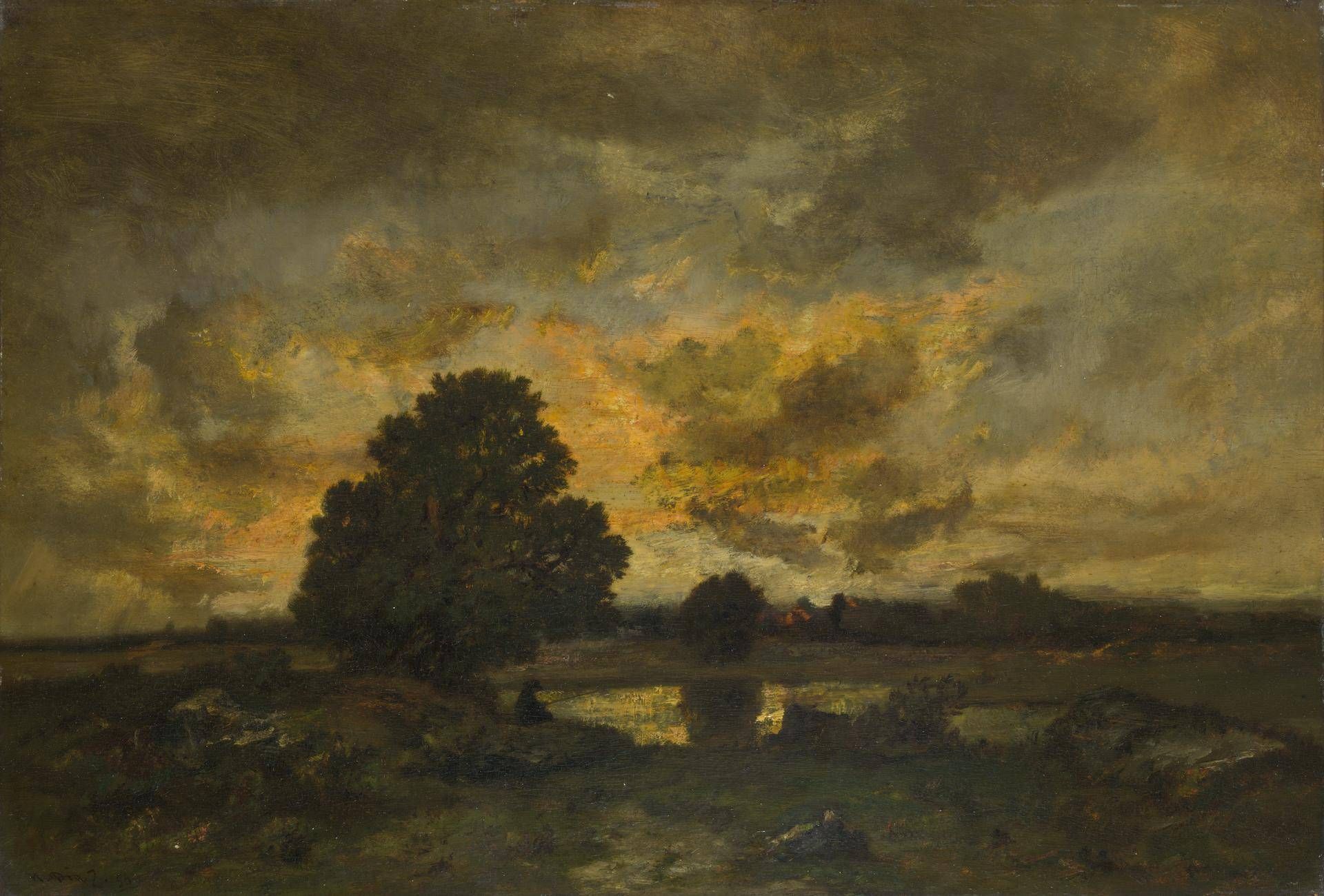 Common with Stormy Sunset