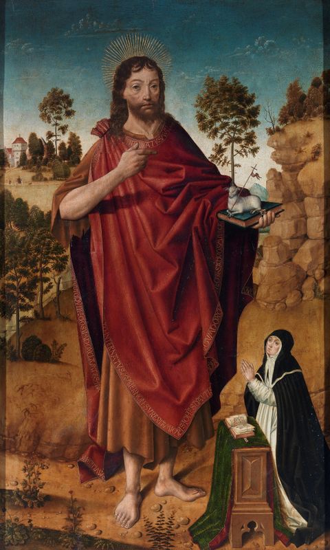 Saint John the Baptist and a Donor