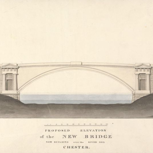 Design for Grosvenor Bridge, Chester