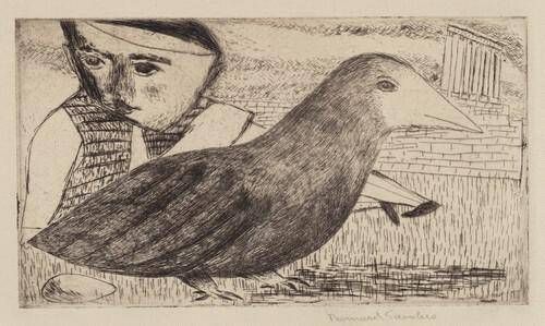 Untitled (Man and Bird)