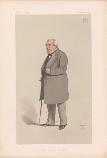Vanity Fair - Architects and Engineers. 'an eminent builder'. Sir Charles Freake. 31 March 1883