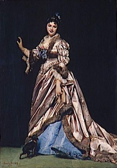 Portrait of Madame Ernest Faydeau Known as 'La Dame Au Chien' 1870