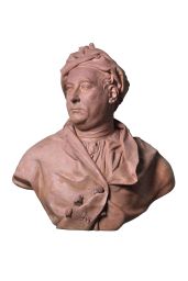 Terracotta bust of Handel
