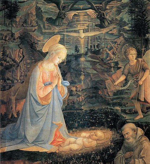 Adoration of the Christ Child (Lippi, Florence)