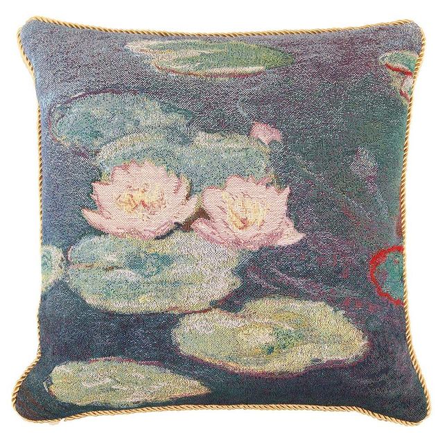 Monet Water Lily - Cushion Cover Art 45cm*45cm Signare Tapestry