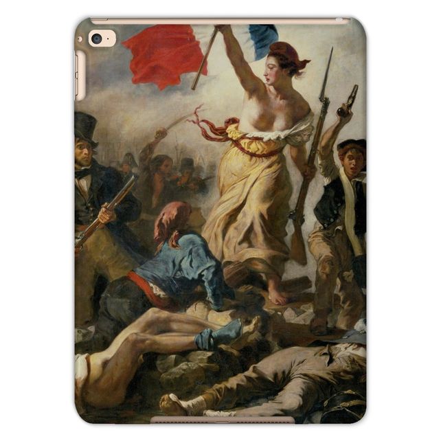 Eugène Delacroix - July 28. Liberty Leading the People (July 28, 1830) Tablet Cases Smartify Essentials