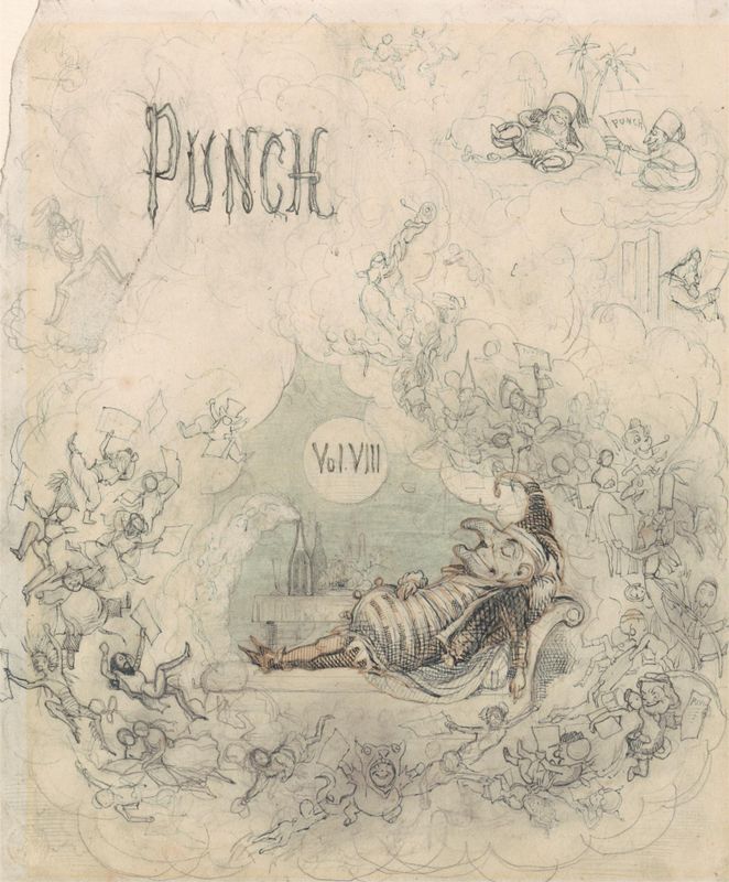 Title page for Punch, vol. VIII