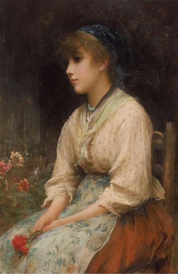 a Venetian Flower Girl
