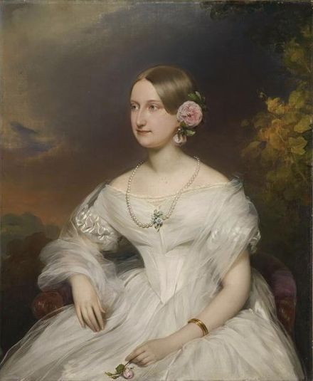 Portrait de Marie Caroline Auguste de Bourbon duchesse d'Aumale
