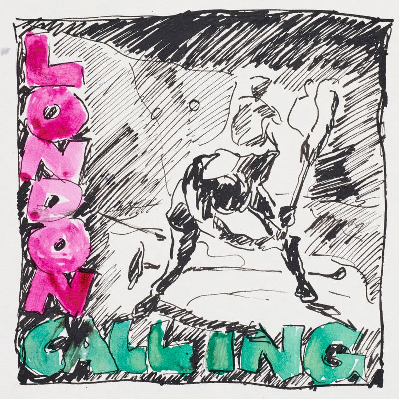 The Clash: London Calling - Ray Lowry's cover design