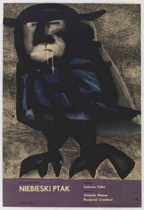 Niebieski ptak (The Blue Bird) (Poster for the 1955 film Il Bidone [The Swindle] directed by Federico Fellini)
