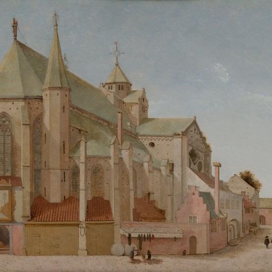 The Mariaplaats with the Mariakerk in Utrecht