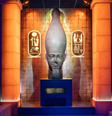 Colossal head of Ramses II