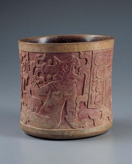 Vessel with Two Gods before a Mountain
