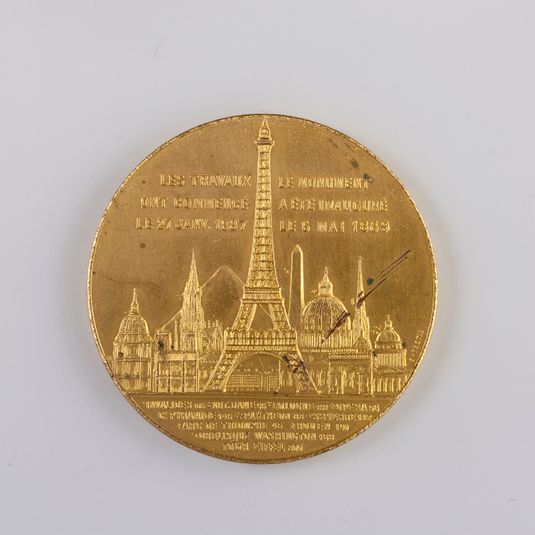 Souvenir de l'ascension au sommet de la Tour Eiffel de Guillaume, 1889