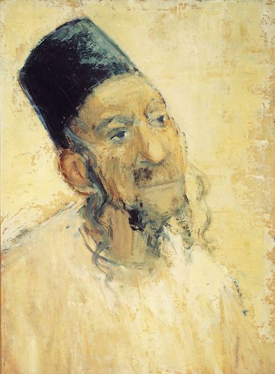 Middle Eastern Jew with Yellow Background