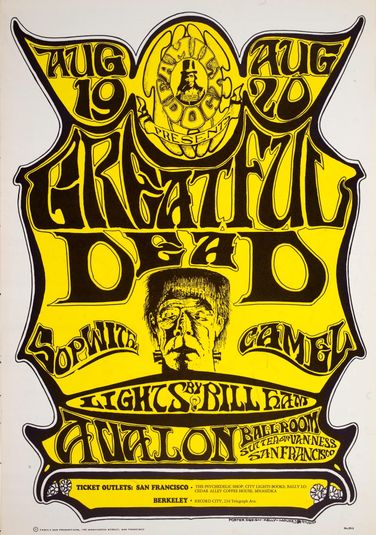Greatful Dead (Grateful Dead, Sopwith Camel...Avalon Ballroom, San Francisco, California 8/19/66-8/20/66)