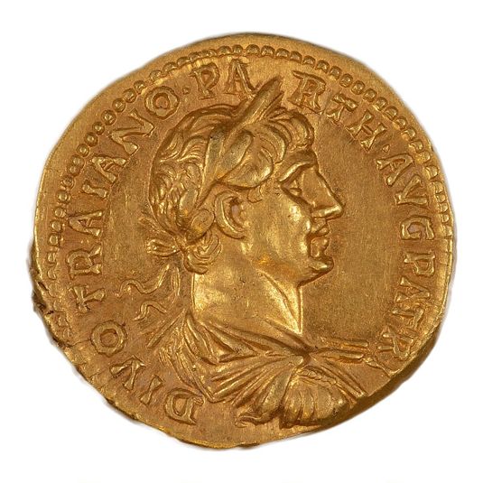 Aureus of Hadrian, Emperor of Rome from Rome