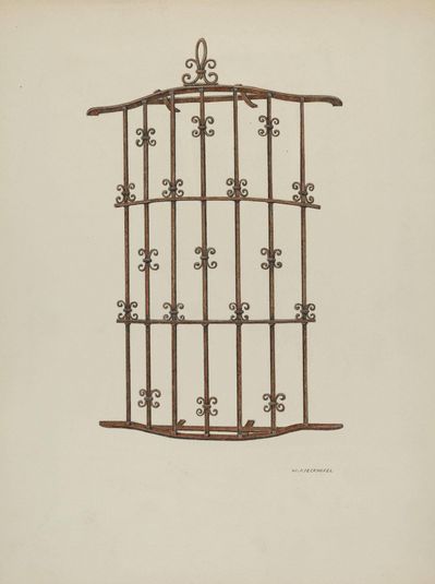 Iron Grille at Window