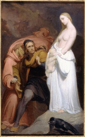 Marguerite tenant son enfant mort