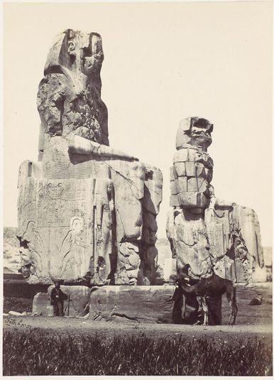The Statues of Memnon. Plain of Thebes
