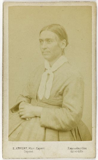 Portrait de Marie Jeanne Moussu, membre de la Commune en 1871.