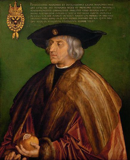 Porträtt av kejsar Maximilian I