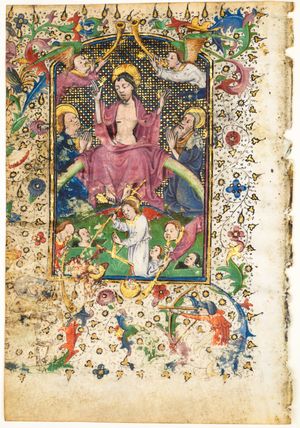 Leaf from a Book of Hours: The Last Judgment