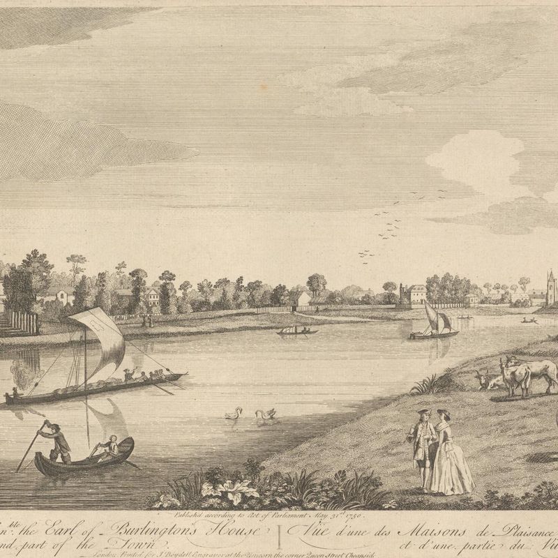 View of the Earl of Burlington's House at Chiswick