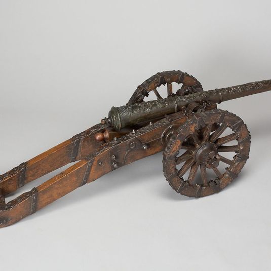 Model Artillery with Field Carriage