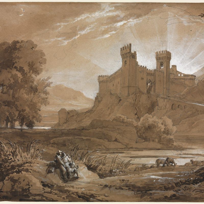 Landscape with Castle and Shepherds